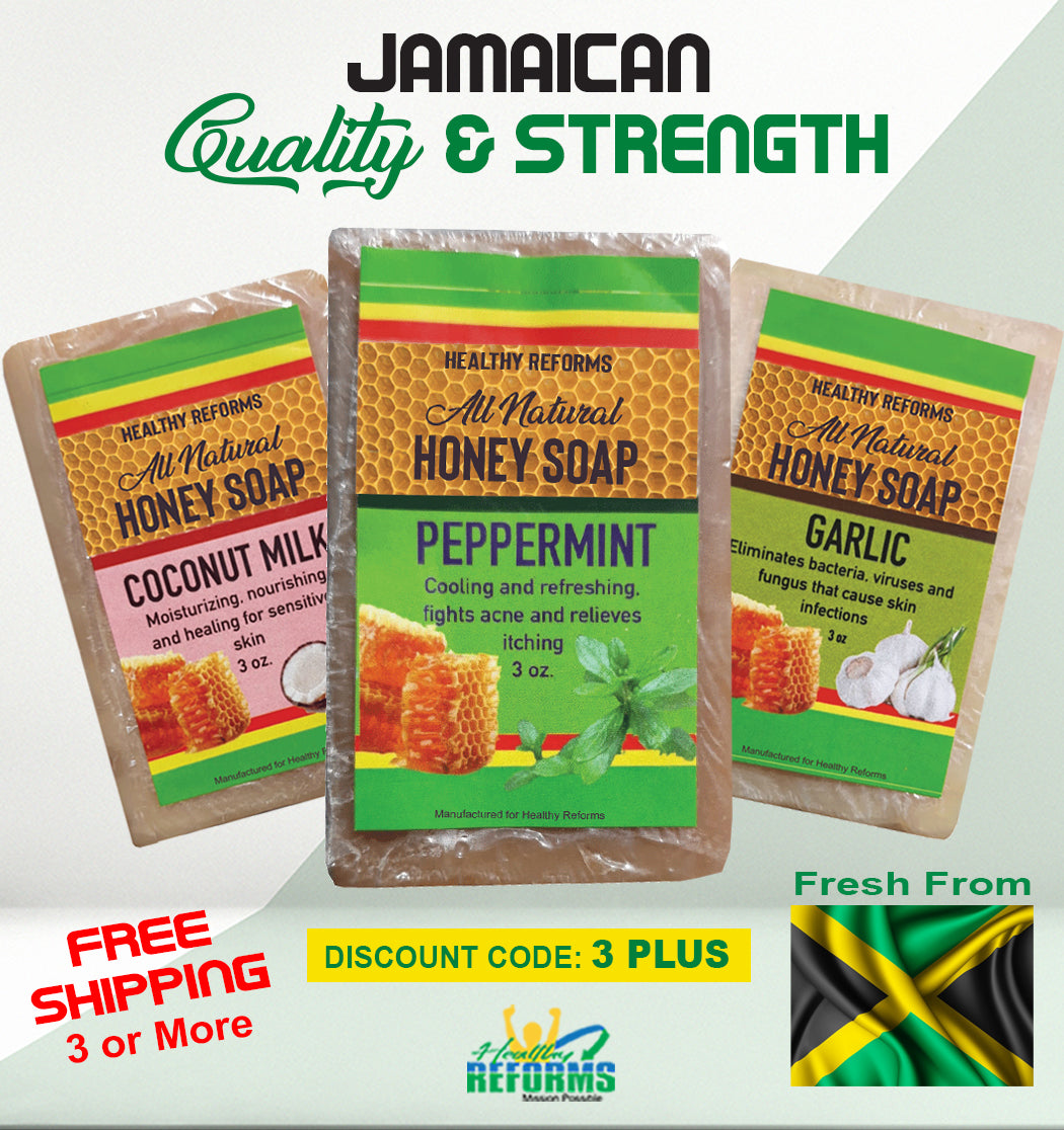 Health Product- Organic Herbal Jamaican Soaps 3oz - FREE SHIPPING